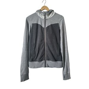 Lululemon Grey Fitted Hooded Jacket